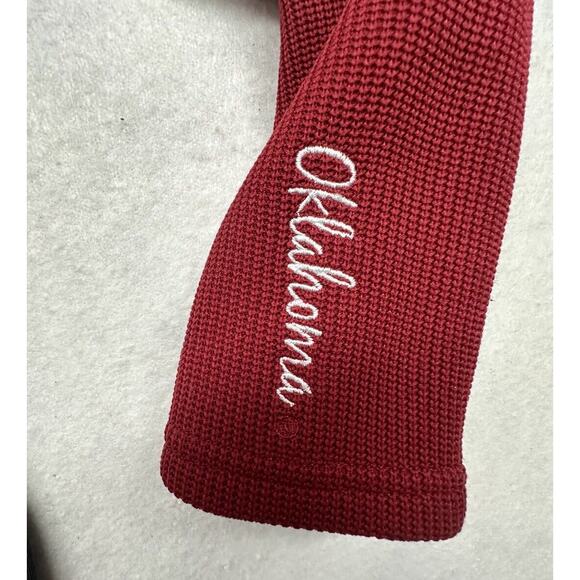 Oklahoma Sooners Colosseum Men XL Red Long Sleeve‎ Pullover Sweater Jacket - Picture 2 of 10